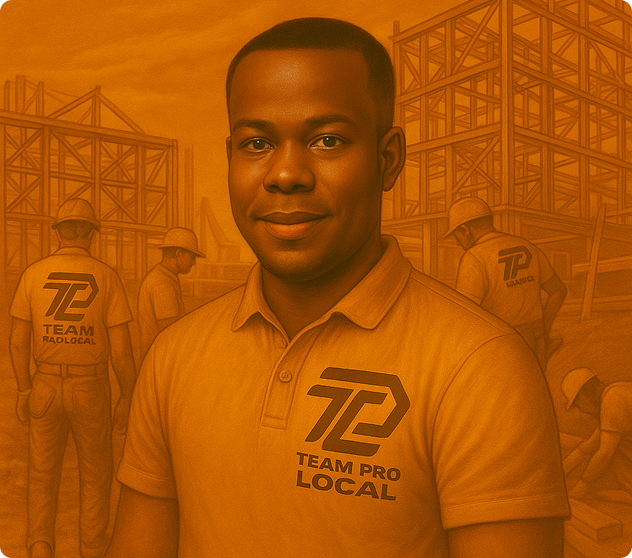 équipe Team Pro Local – entreprise de bâtiment engagée localement